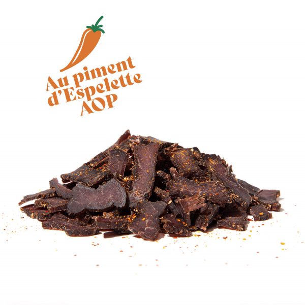 Le Biltong au Piment d'Espelette en tranches